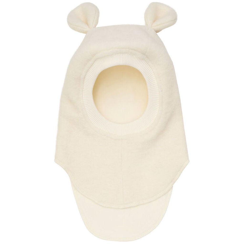 Huttelihut Elefanthue - Uld - 2-lags - Tofu m. ører