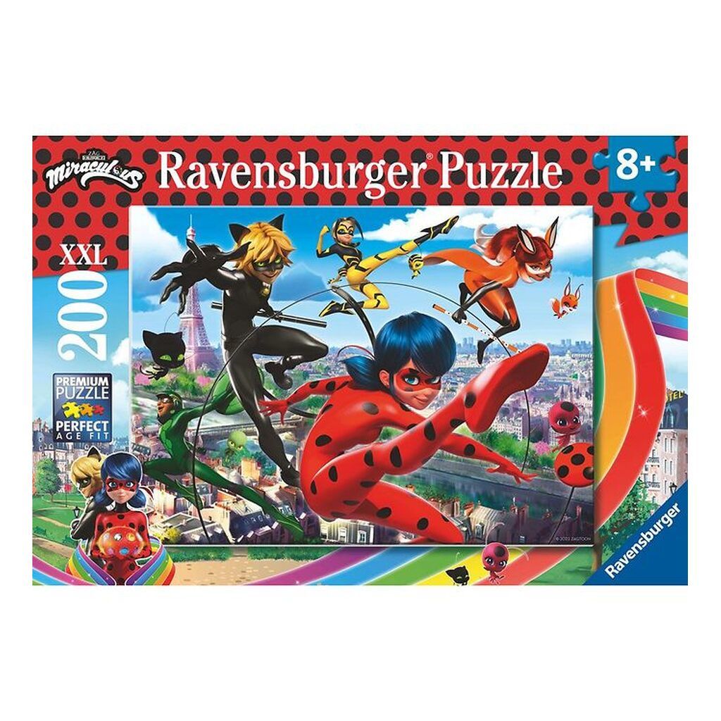 Ravensburger Puslespil - 200 Brikker - Miraculous