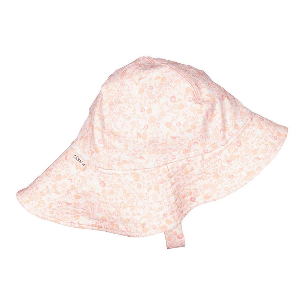 MarMar Badehat - Alba - UV40+ - Peony m. Blomster