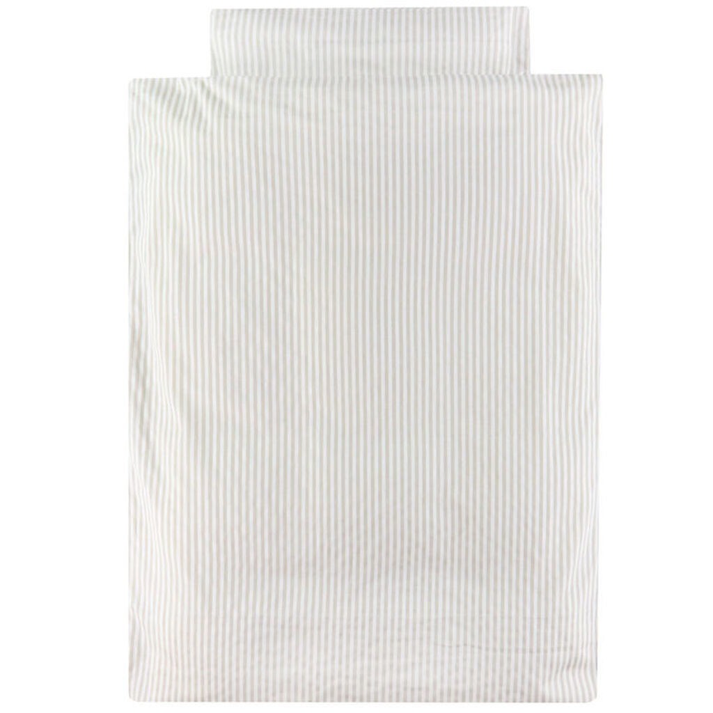 Müsli Sengetøj - Junior - Stripe Bed - Balsam cream/Cashmere
