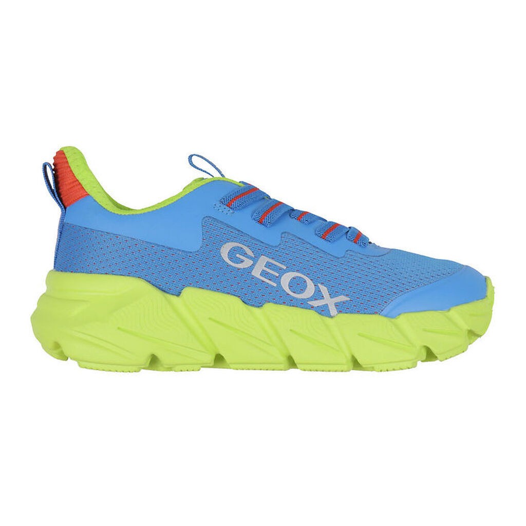 Geox Sko - J Flexyper Fast - Royal/Lime