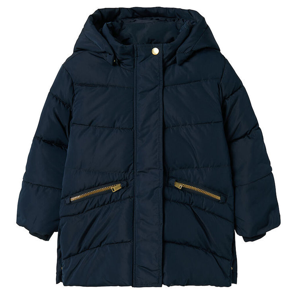 Name It Dynejakke - Lang - NmfMemo - Dark Sapphire