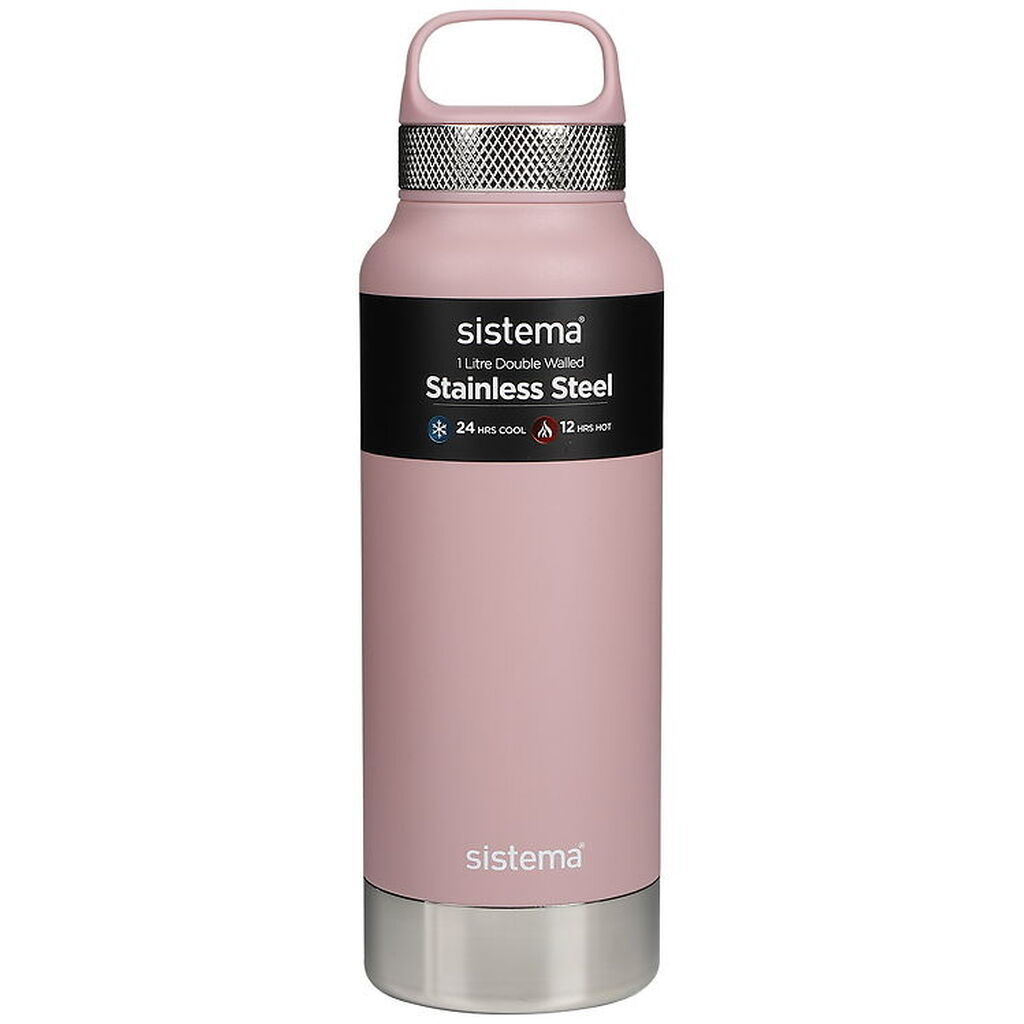 Sistema Termoflaske - Stainless Steel - 1L - Rosa