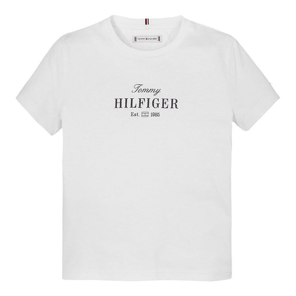 Tommy Hilfiger T-shirt - Script - Hvid