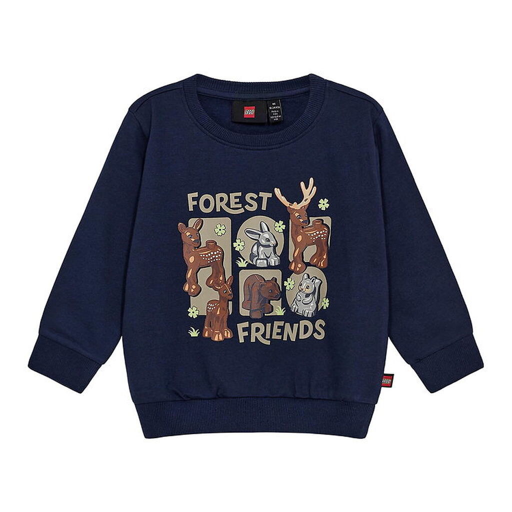 LEGOÂ® Wear Duplo Sweatshirt - Mørkeblå m. Dyr