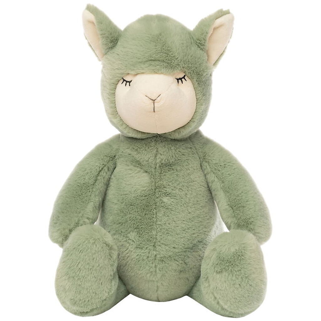NatureZoo Bamse - 45 cm - Lama - Støvet Grøn