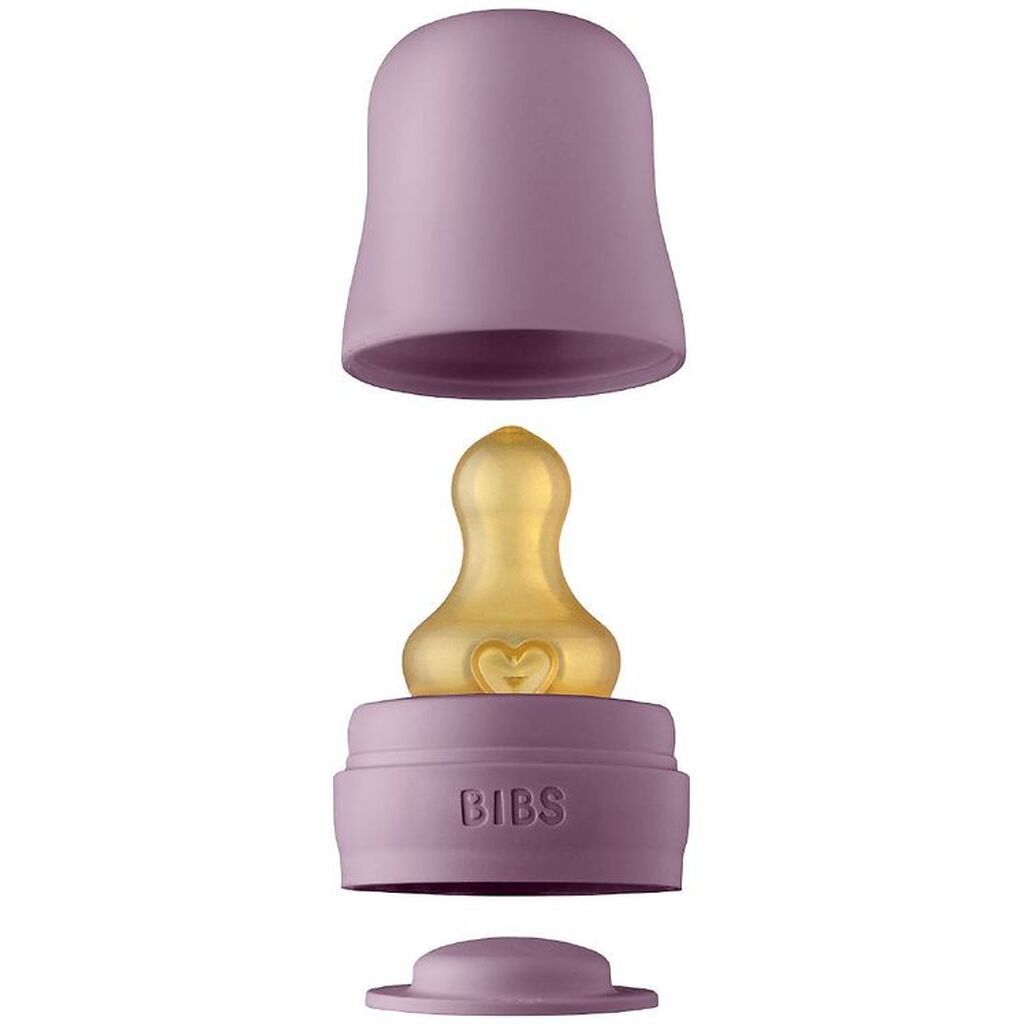 BIBS Flaskesut Sæt - 6 dele - Naturgummi - Mauve