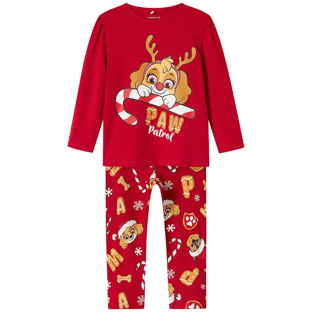 Name It Nattøj - 2-delt - Paw Patrol - NmfSarba - Barbados Cherr