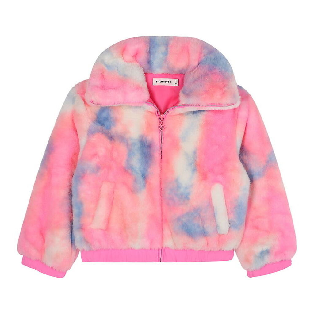 Billieblush Jakke - Imiteret Pels - Pink