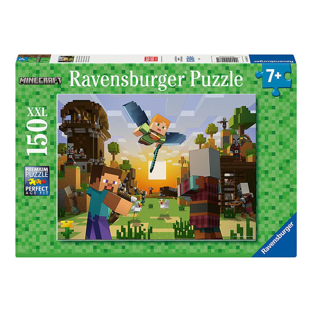 Ravensburger Puslespil - 150 Brikker - Minecraft Architecture an