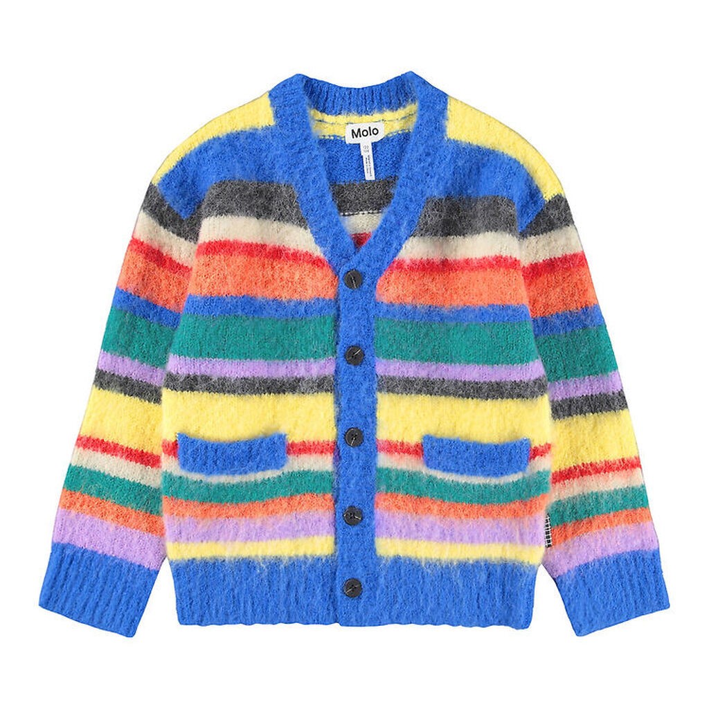 Molo Cardigan - Strik - Uld - Brutus - Fyzzy Stripe