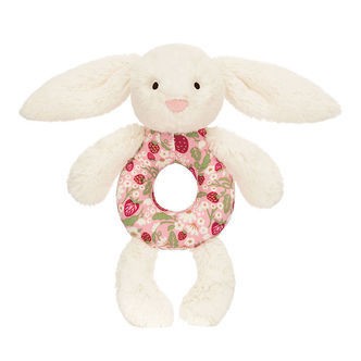 Jellycat Ringrangle - 18x8 cm - Blossom Cream Bunny Berry