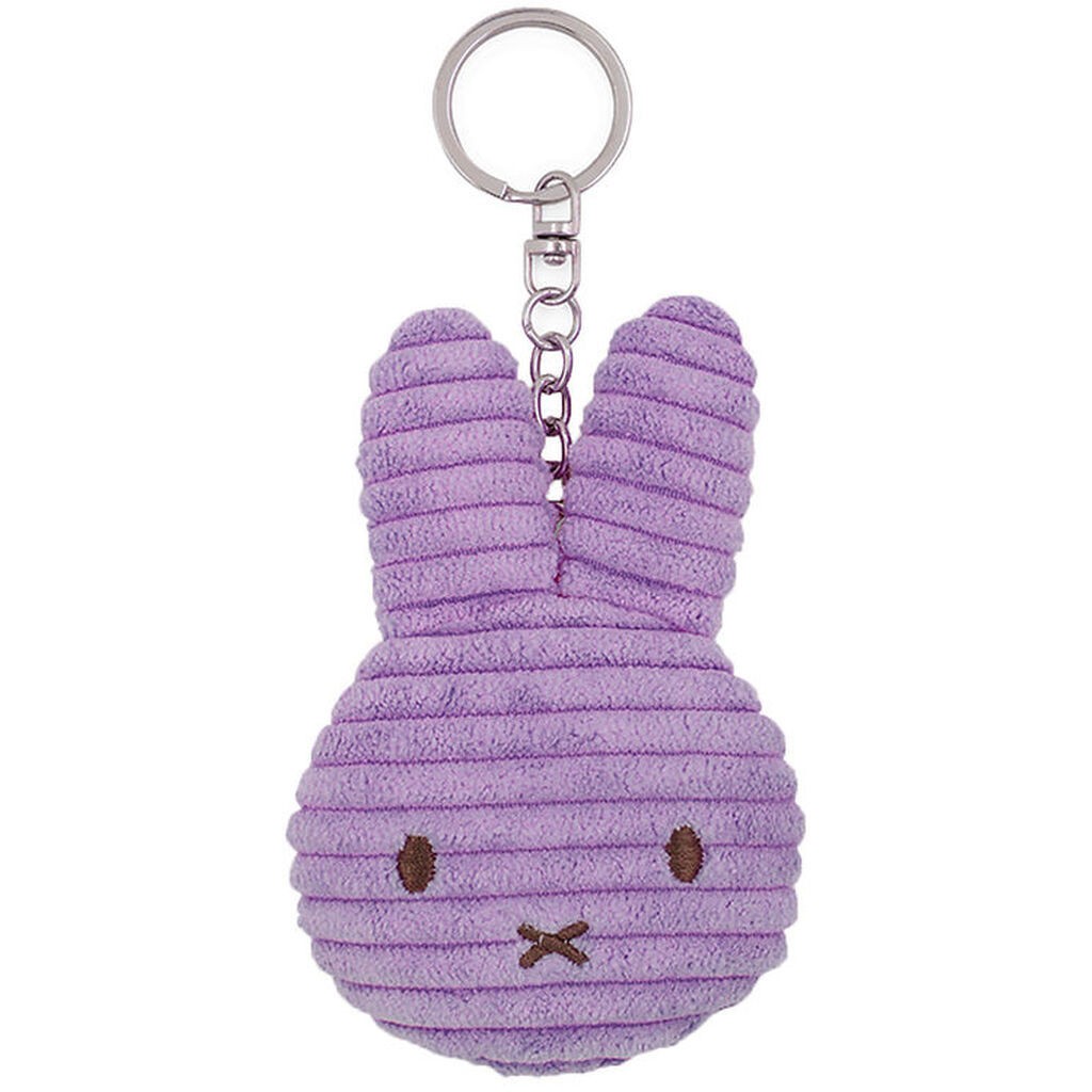 Bon Ton Toys Nøglering - 10 cm - Miffy Flat - Corduroy Lilac