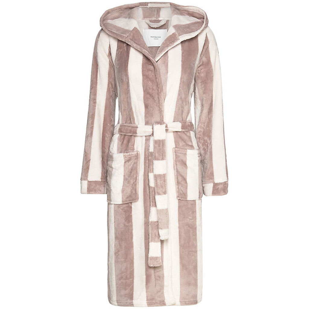 Rosemunde Badekåbe - Fleece - Powder Stripe Print