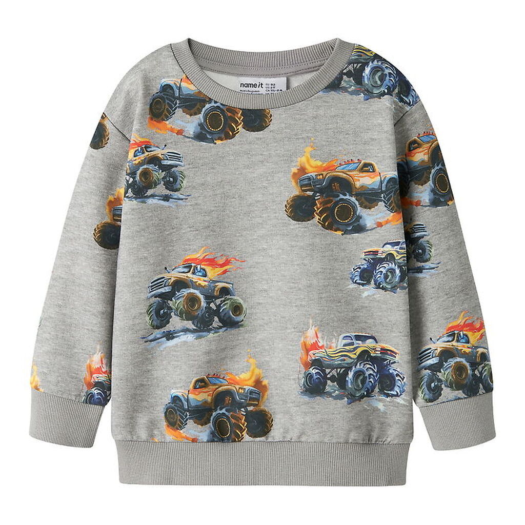 Name It Sweatshirt - NmmDali - Grey Melange