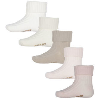 Wheat Strømper - 5-pak - Gaveæske - Evig - Rose
