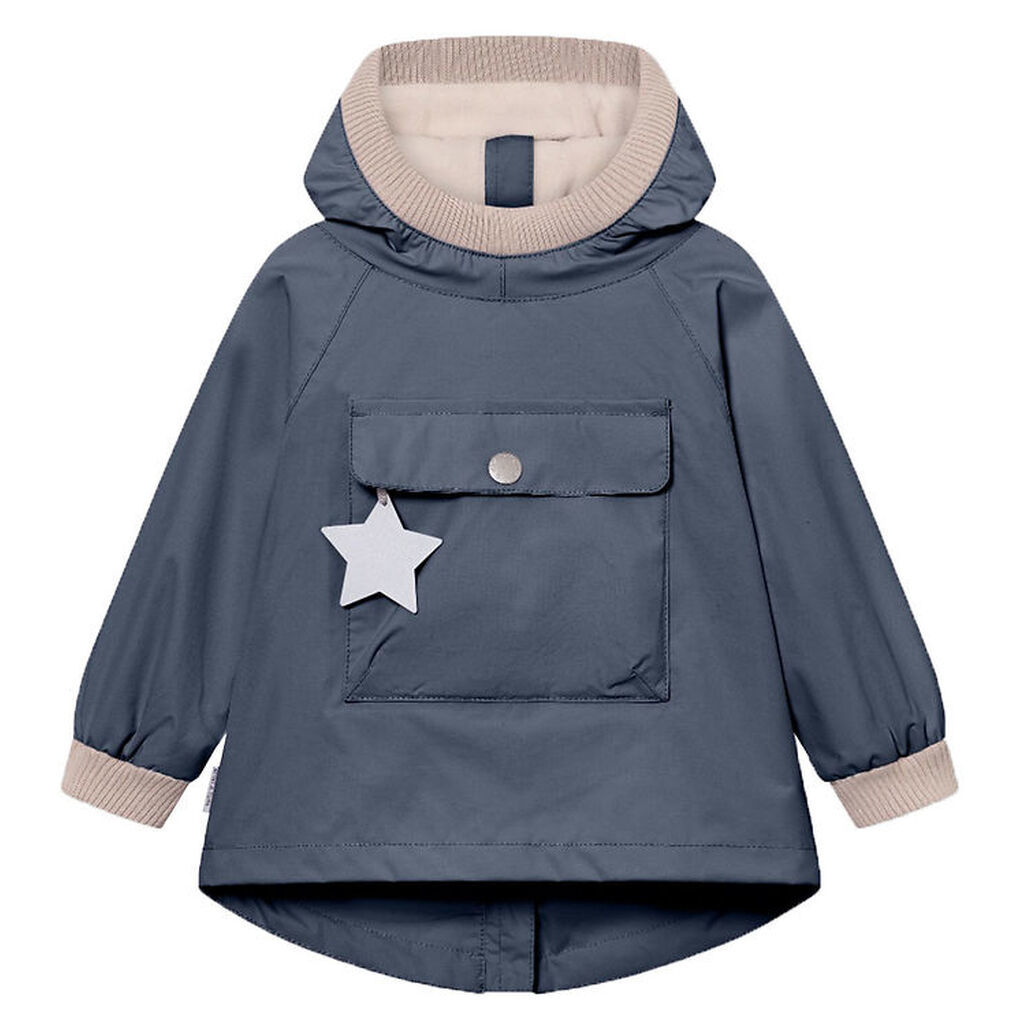 Mini A Ture Sommerjakke - MatBaby Vito Fleece Anorak - Ombre Blu