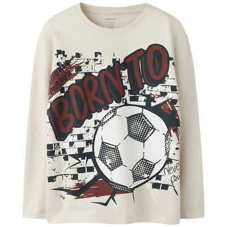 Name It Bluse - NkmValiant - Pumice Stone/ Football