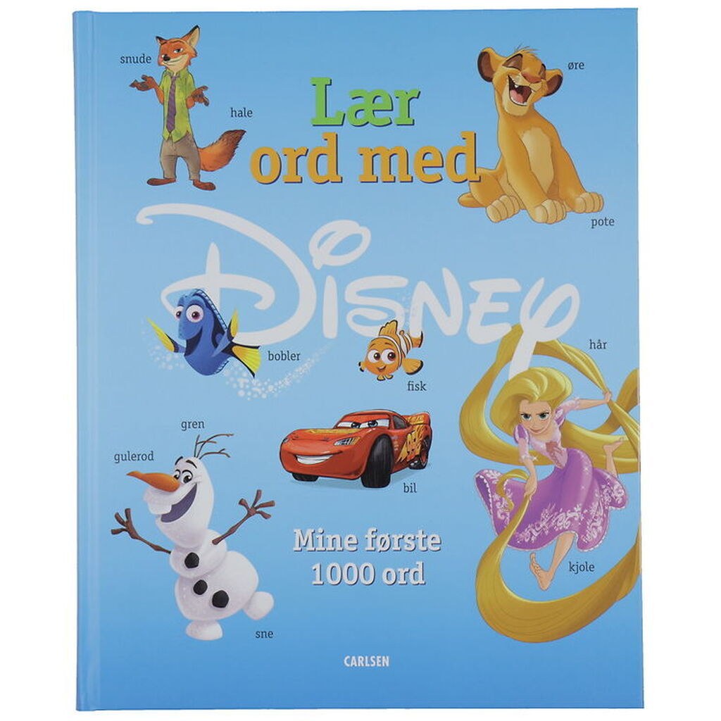 Forlaget Carlsen Bog - Lær Ord med Disney - Mine Første 1000 ord