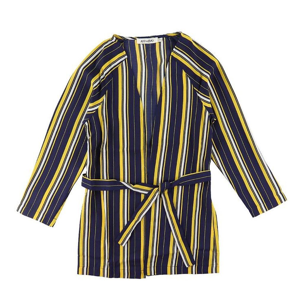 Add to Bag Cardigan - Gul/Navy