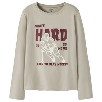 Name It Bluse - NkmVux - Island Fossil/Hockey