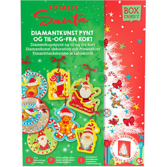 BOX CANDIY Kreasæt - Diamantkunst Til og Fra-kort - Totally Sant