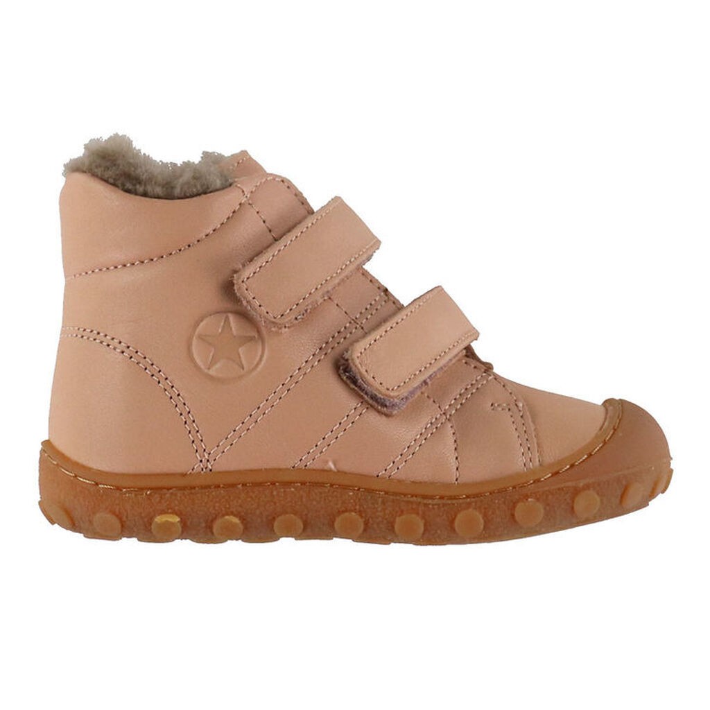 Bisgaard Vinterstøvler - Barefoot - Hale w Lamb - Nude