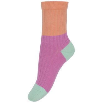 Melton Strømper - Block Colour - Rosebud