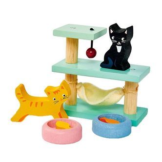 Tender Leaf Trælegetøj - Kæledyrssæt - Dukkehus - Katte