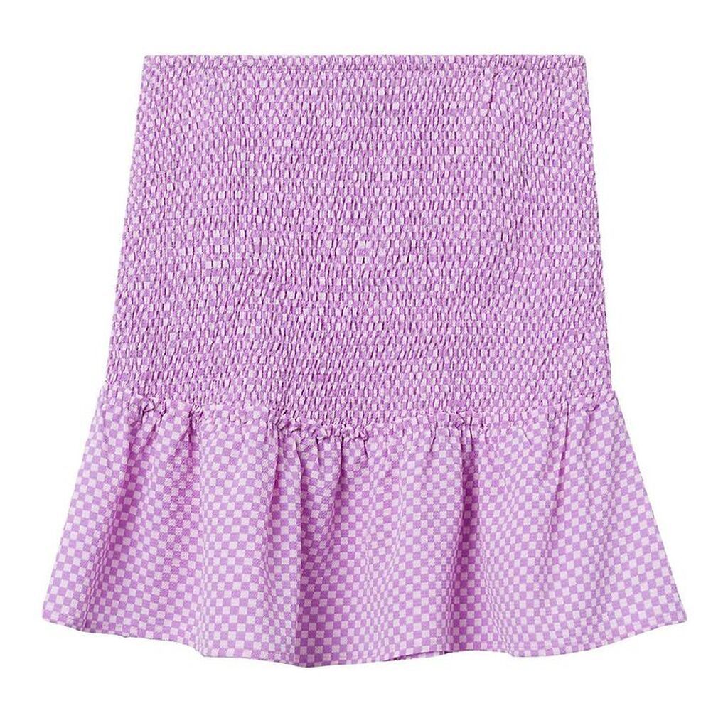 LMTD Nederdel - NlfEckali - Lilac Chiffon/Checks