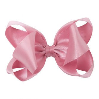 Little Wonders Hårsløjfe - 8 cm - Quartz Rosa