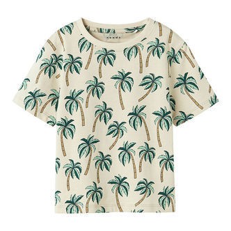 Name It T-shirt - NmmValther - Peyote/Palm Trees