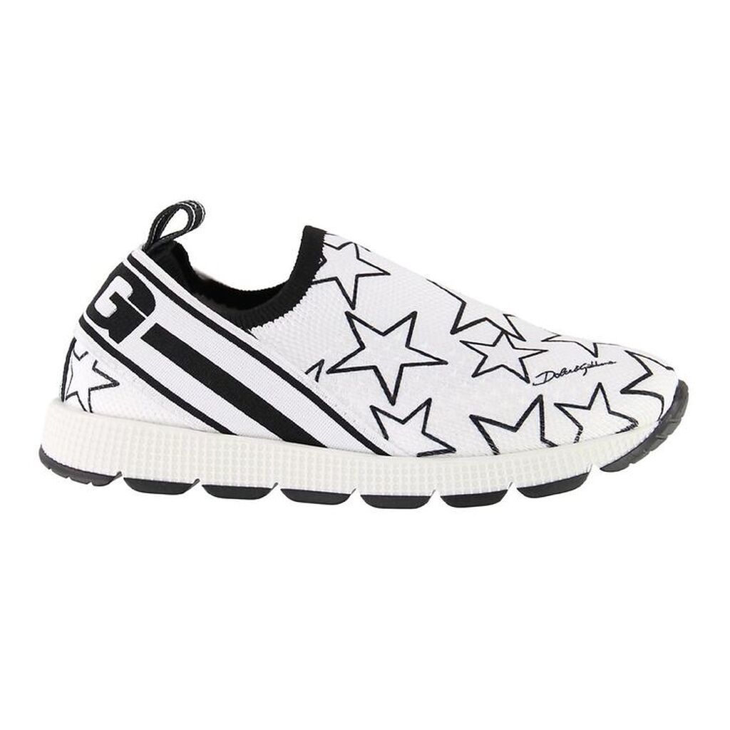 Dolce & Gabbana Sko - Hvid m. Stjerner