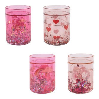 Konges Sløjd Glitter Kopper - 4-pak - Pink Mix