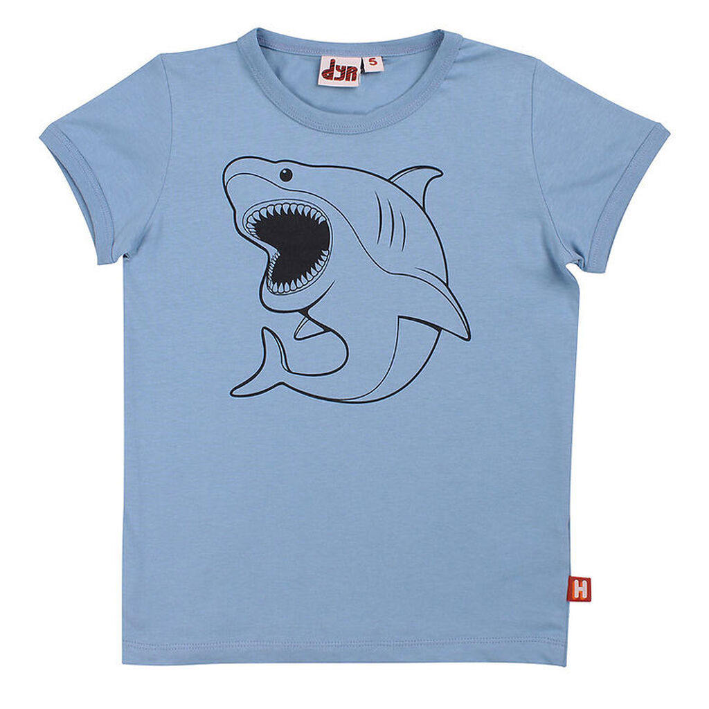 DYR T-shirt - DyrHide - Porcelaine Outline Hvidhaj