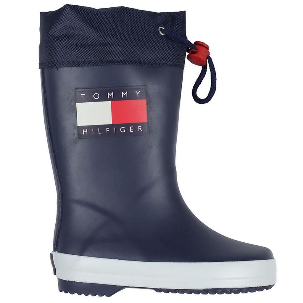 Tommy Hilfiger Gummistøvler - Navy m. Logo