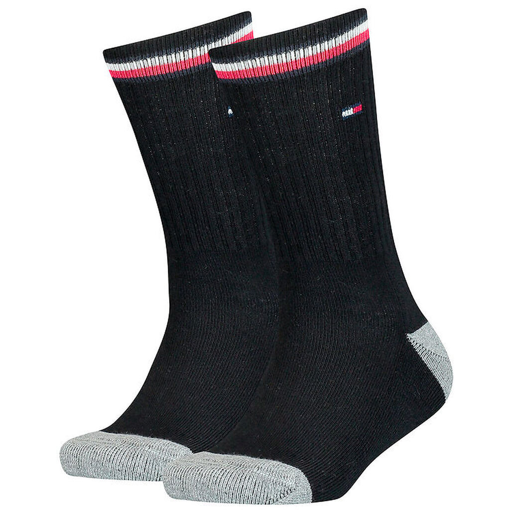 Tommy Hilfiger Strømper - 2-pak - Sort