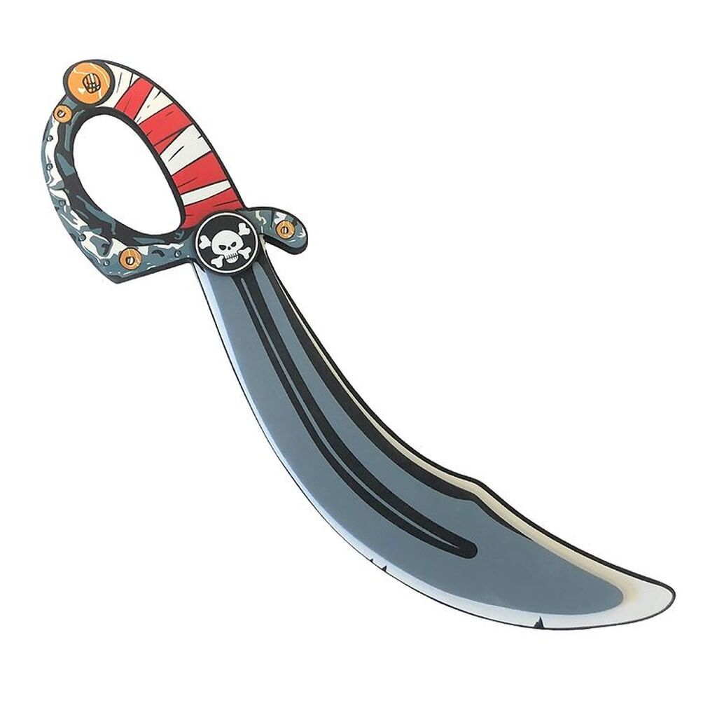 Liontouch Udklædning - Piratsabel - Røde Striber