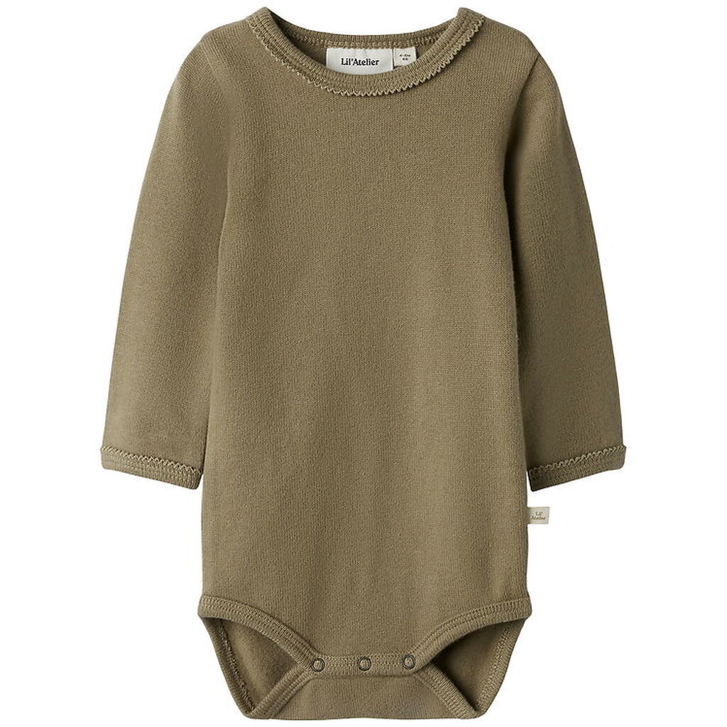 Lil Atelier Body l/æ - Slim - NbfThoro - Sepia Tint