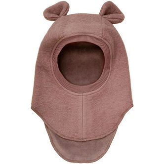 Huttelihut Elefanthue - Uld - 2-lags - Burlwood m. Ører