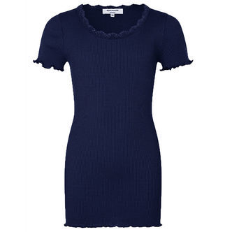 Rosemunde T-shirt - Silke/Bomuld - Noos - Navy