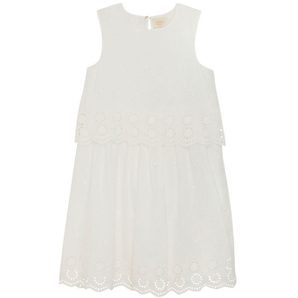 Creamie Kjole - Embroidery - Cloud