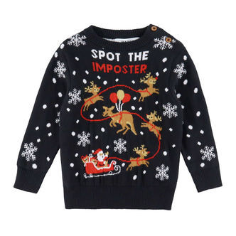 Jule-Sweaters Bluse - Strik - Imposter Christmas Sweaters