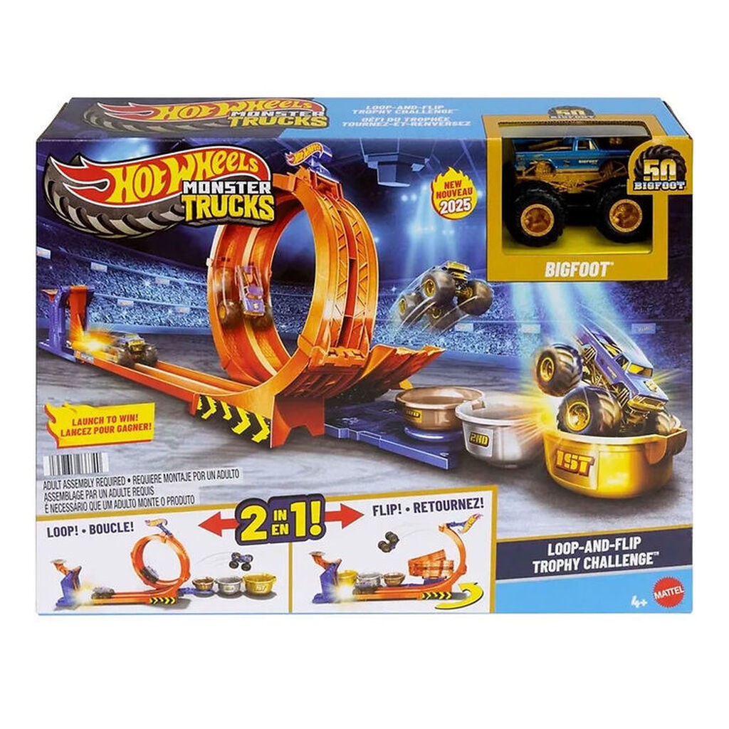 Hot Wheels Racerbane - Trucks Loop & Flip Trophy Challenge