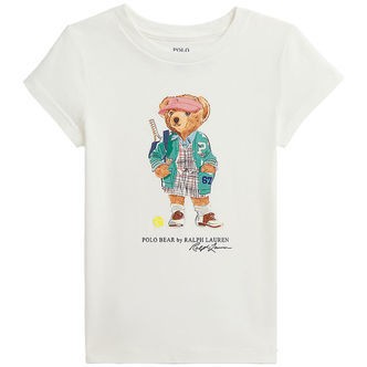 Polo Ralph Lauren T-shirt - Hvid m.Bamse