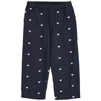 Copenhagen Colors Bukser - Navy m. Hjerter