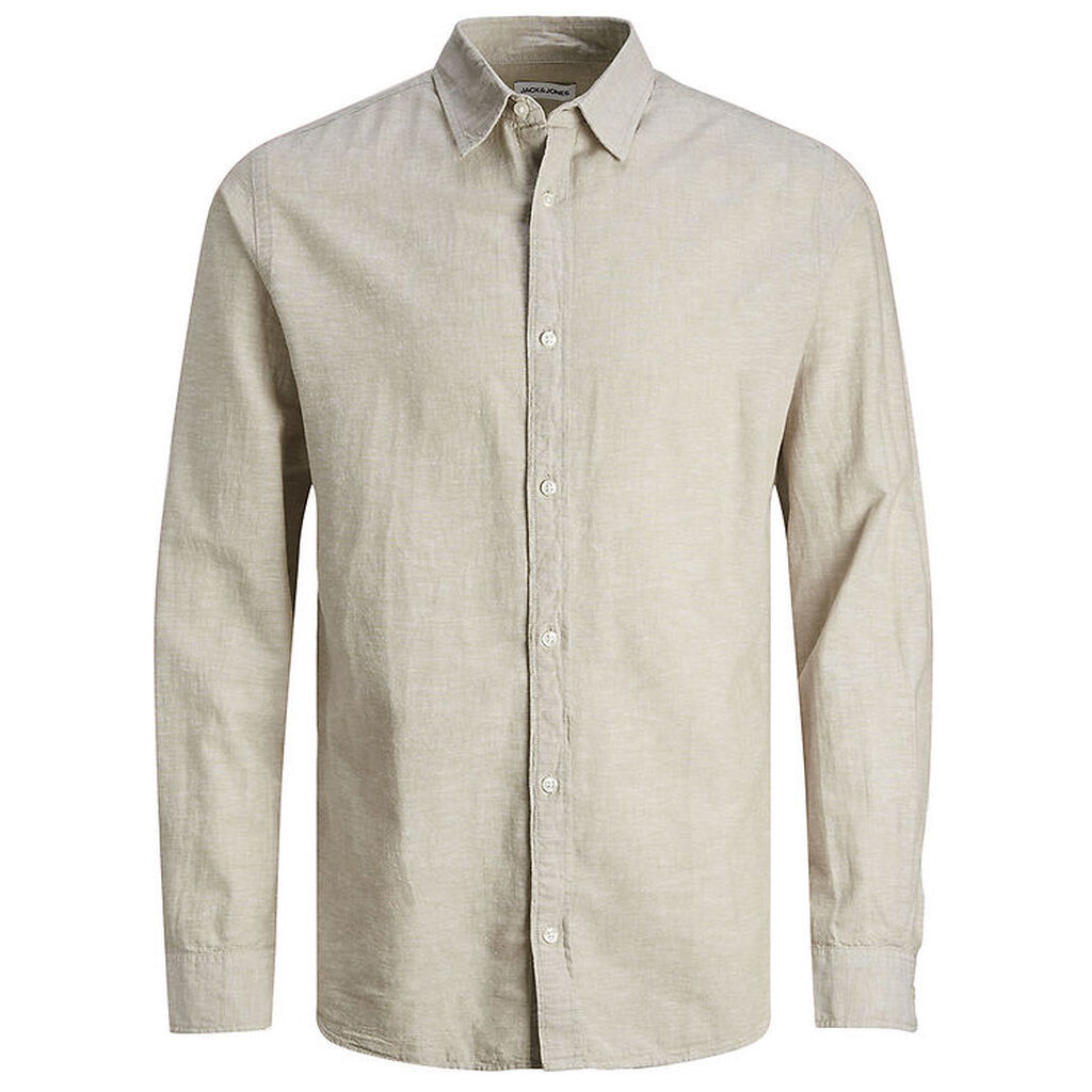 Jack & Jones Skjorte - JjeLinen - Crockery