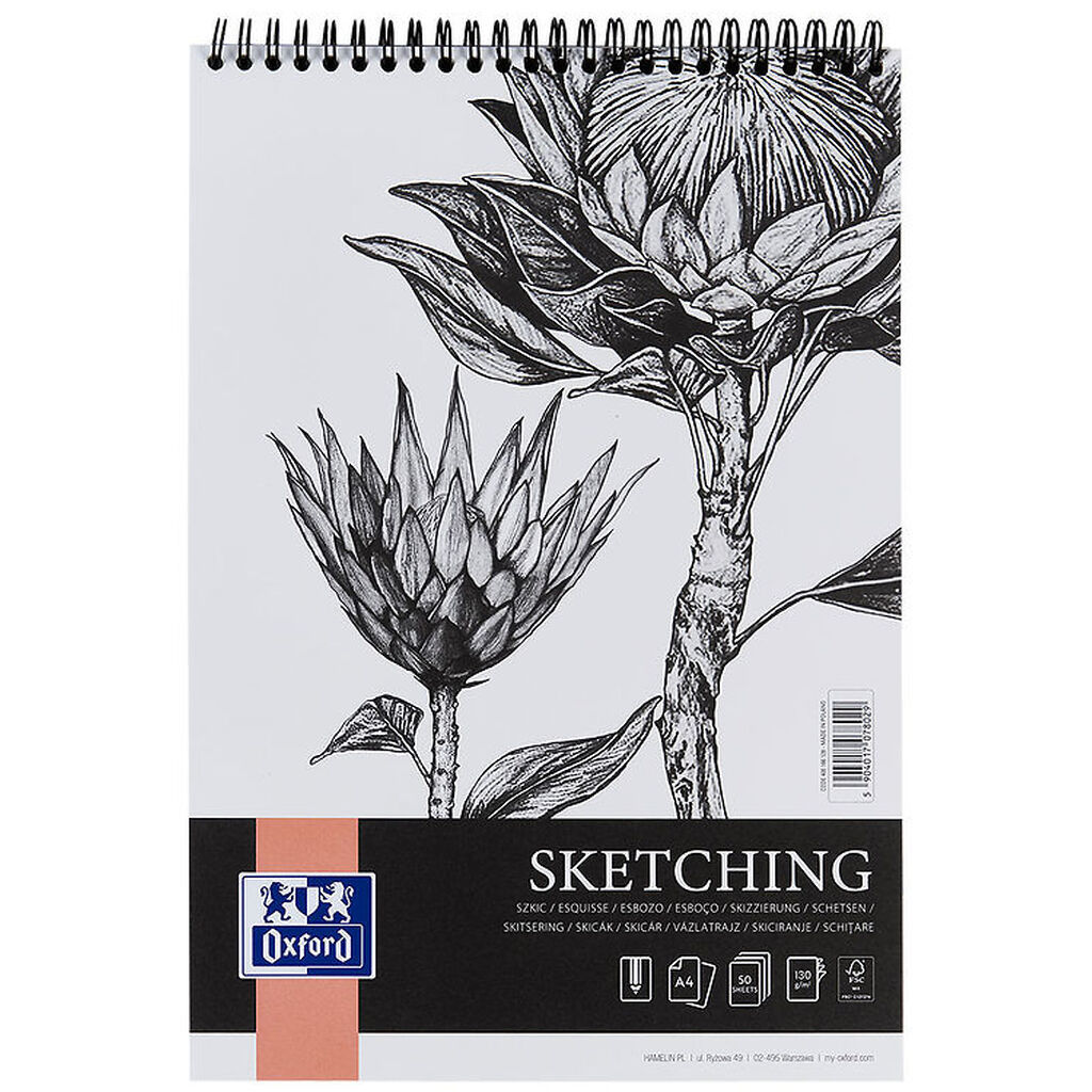Oxford Skitseblok - A4 - Creative Pad Sketching