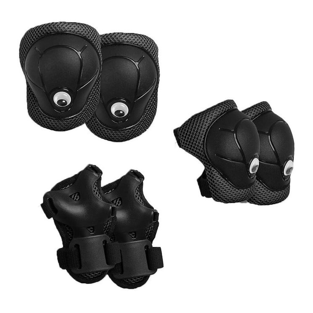 Crazy Safety Beskyttelsessæt - Sort