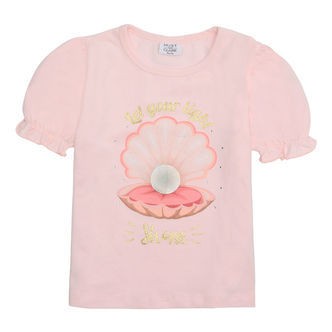 Hust and Claire T-shirt - Alma - Rose Beach m. Glitter